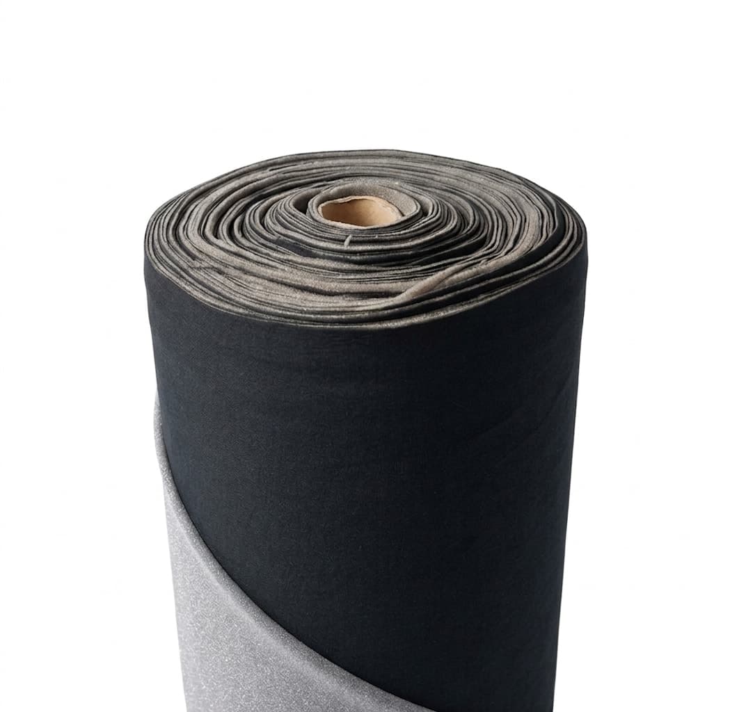 Velour Bondeado con Espuma 2,5mm | Tela Negra para Tapicería
